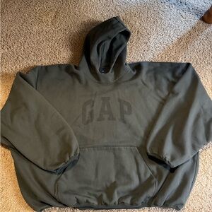 YZY GAP Men's Dark Green Hoodie